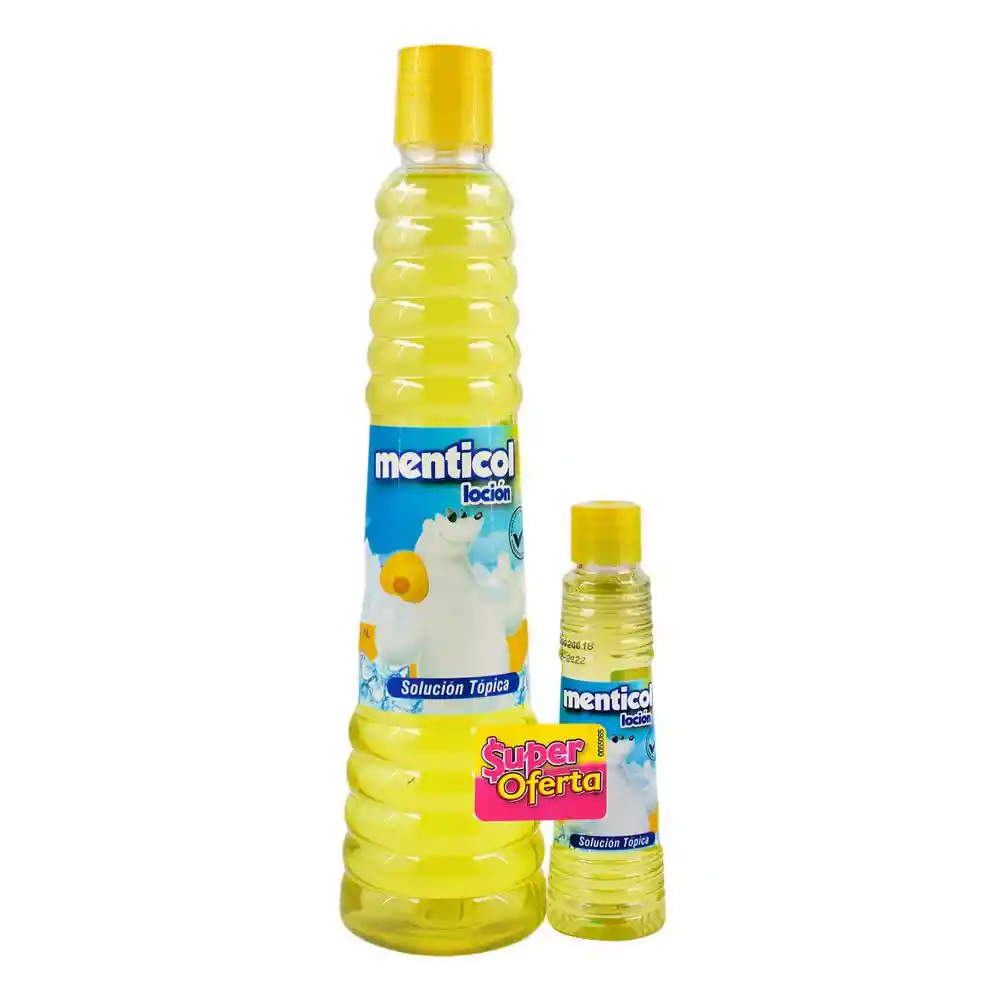 Menticol Loción Amarillo Frasco