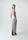 Vestido Gris Husky Claro Talla M Mujer 473G002 Naf Naf