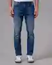 Jean Straight Hombre Azul Alferez Oscuro T 40 95644 Rifle