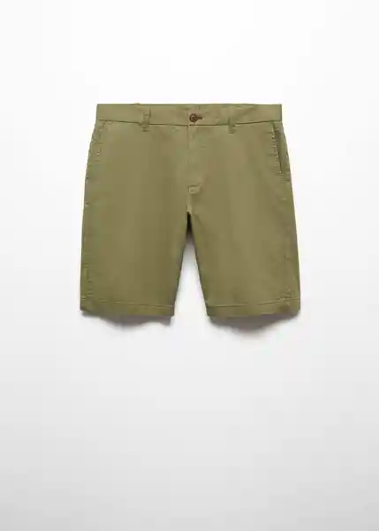 Bermuda Gracia-H Khaki Talla 42 Hombre Mango