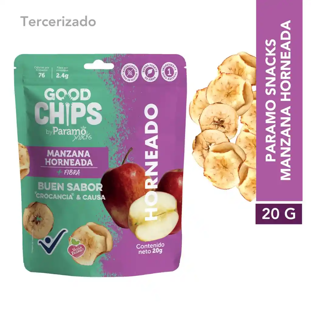 Good Chips Snack de Manzana Horneada