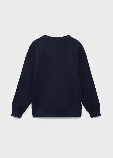 Buzo Sudadera Society Navy Talla 10 Niños Mango
