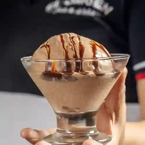 Bola helado chocolate
