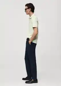 Camisa Polo Rea Menta Talla XXL Hombre Mango