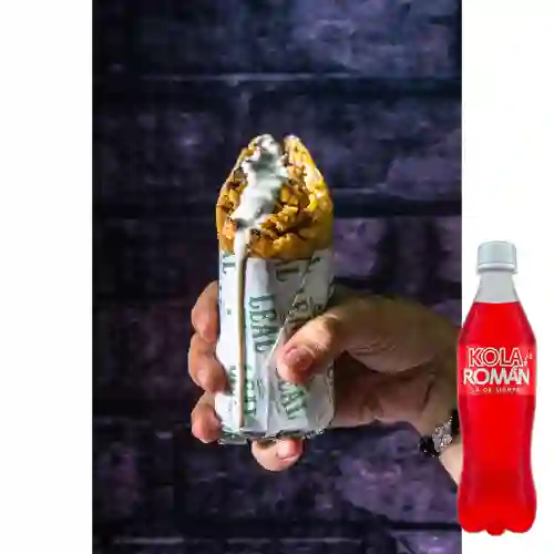Combo Burrito de Cerdo Pastor + Kola Roman 500 ml
