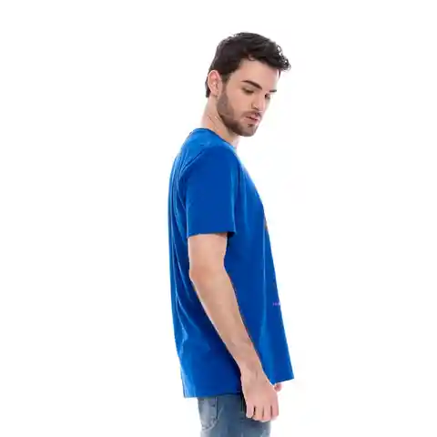 Pilatos Camiseta Para Hombre Azul Talla S