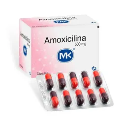 Mk Amoxicilina (500 mg) Fracción Blíster X 10 Und