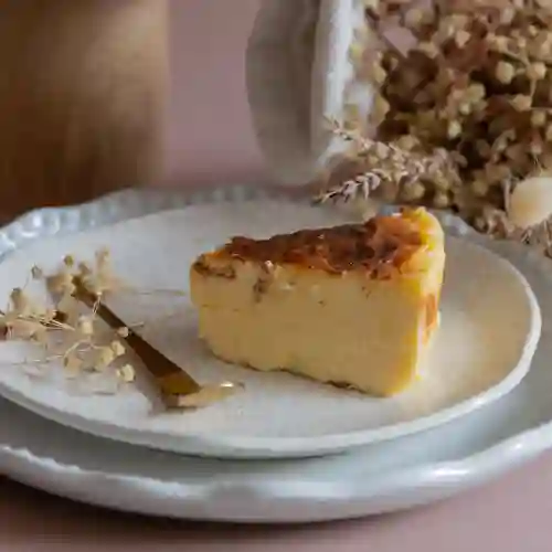 Porción Tarta Vasca