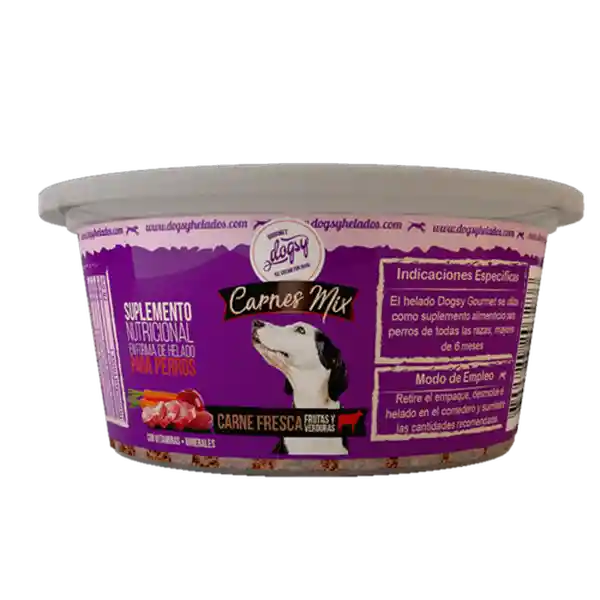 Dogsy Helado De Carne De Cerdo Vaso 124 Gr