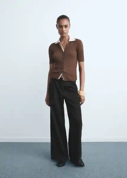 Jean Ona Tejano Negro Talla 36 Mujer Mango