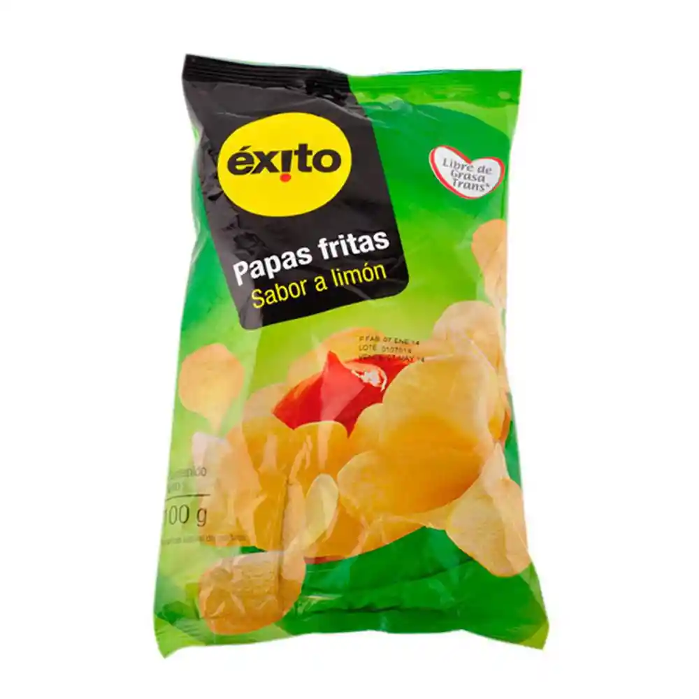  Exito Papas Fritas Sabor A Limon 