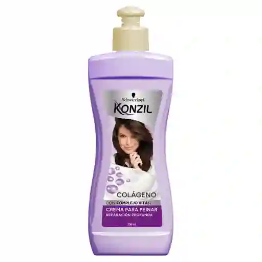 Crema Para Peinar Konzil Reparacion Profunda Colágeno 230Ml 