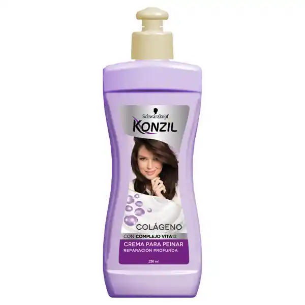 Crema Para Peinar Konzil Reparacion Profunda Colágeno 230Ml 