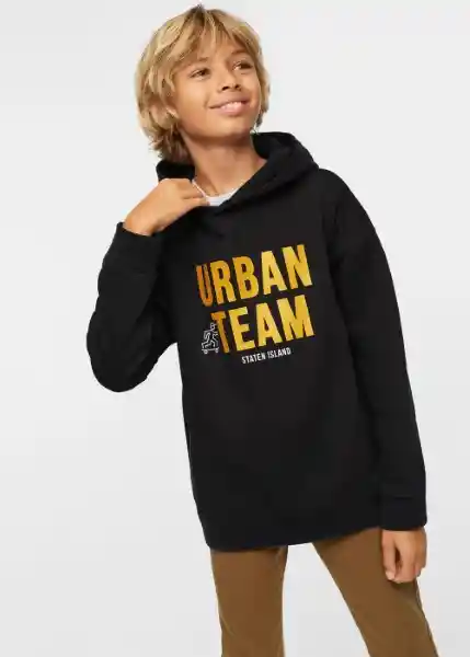 Sudadera Urban Antracita Talla 12 Niños Mango