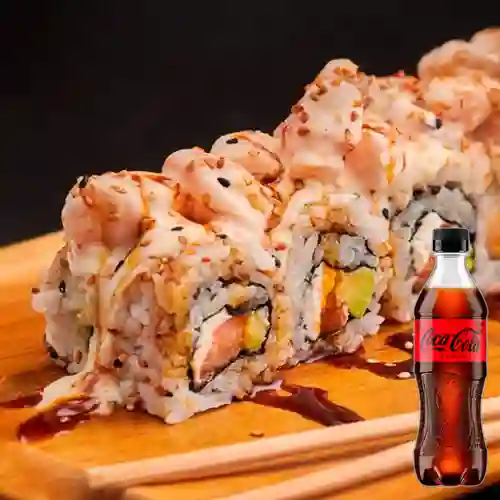 Combo Rol Kushi + Coca-Cola ZERO 400ml