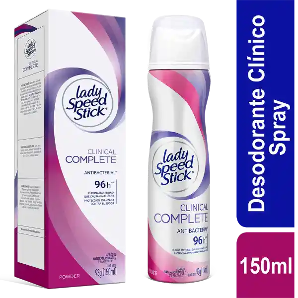 Lady Speed Stick Desodorante Mujer en Spray Clinical