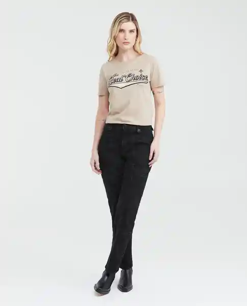 Camiseta Graphic Tee Café Quemado Claro Talla S Chevignon