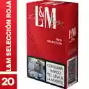 L&M Selección Roja x 20 Cigarrillos