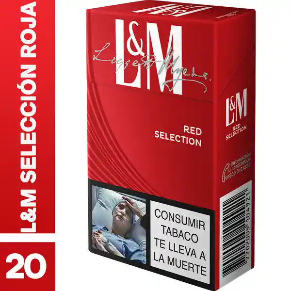 L&M Selección Roja x 20 Cigarrillos