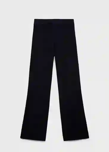 Pantalón Almibi Navy Talla M Mujer Mango