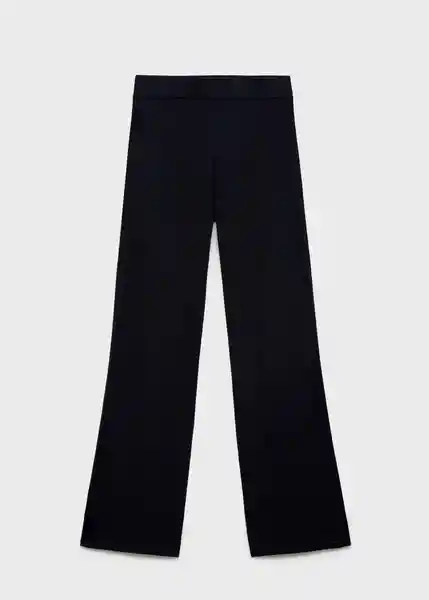 Pantalón Almibi Navy Talla M Mujer Mango