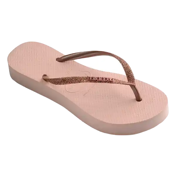 Sandalias Ballet Plataformas Shine Rosa T. 36 4144764 Havaianas