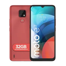 Motorola Celular Moto E7 32Gb Rosa Coral