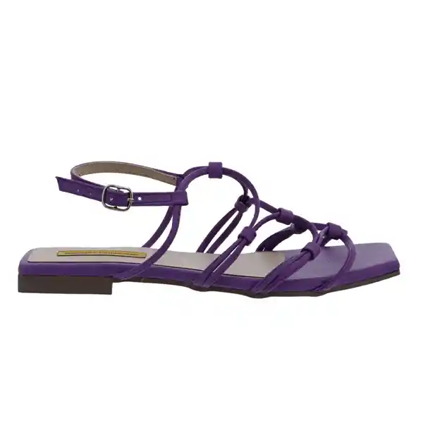 Sandalias Plana Freya Morado Talla 35