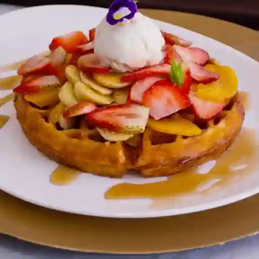 Waffle Frutos Del Bosque
