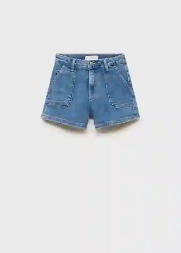 Short Daphne Tejano Medio Talla 10 Niñas Mango