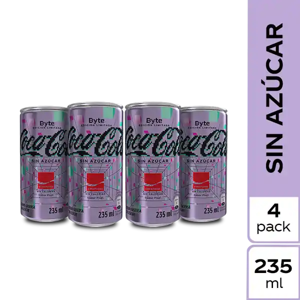 Coca-Cola Zero Gaseosa Zero Byte Sabor Pixel