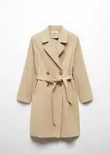 Abrigo Trench Beige Talla 19 Teen Niñas Mango