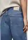 Bermuda Oliver Tejano Oscuro Talla 42 Hombre Mango