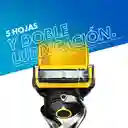 GILLETTE Proshield Repuestos Cuchilla de Afeitar Máquina de Afeitar con 5 Hojas Afeitado más al Ras Afeitadora para Hombre 4 Uds