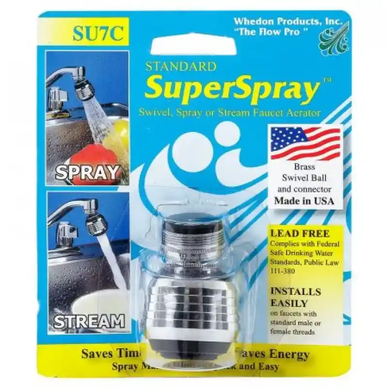 Super Spray Wp Ahorrador de Agua Para Lavaplatos Plateado Su7C