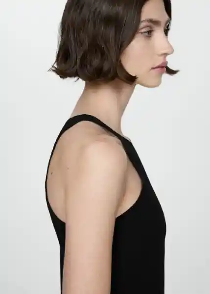 Vestido Sprio5 Negro Talla XS Mujer Mango