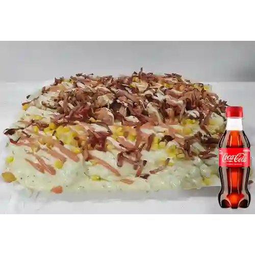 Combo Mazorcada de Pollo&Chorizo +Cocacola Orig 250ML