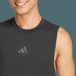 Adidas Camisa Polo D4t 3s Tank Hombre Negro Talla L Ref: Je5685
