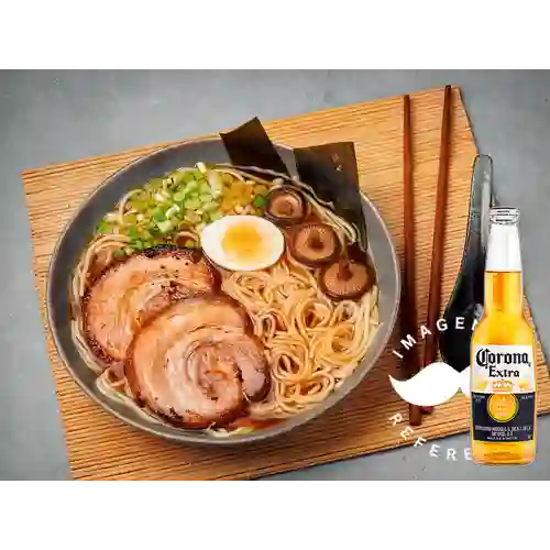 Combo Sopa de Ramen + Corona 350 ml
