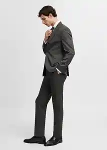 Pantalón Milan Verde Talla 36 Hombre Mango