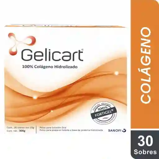 Gelicart Colágeno Hidrolizado 30 Und