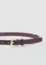 Cinturón Nico Granate Talla M Mujer Mango