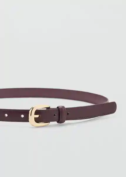 Cinturón Nico Granate Talla M Mujer Mango