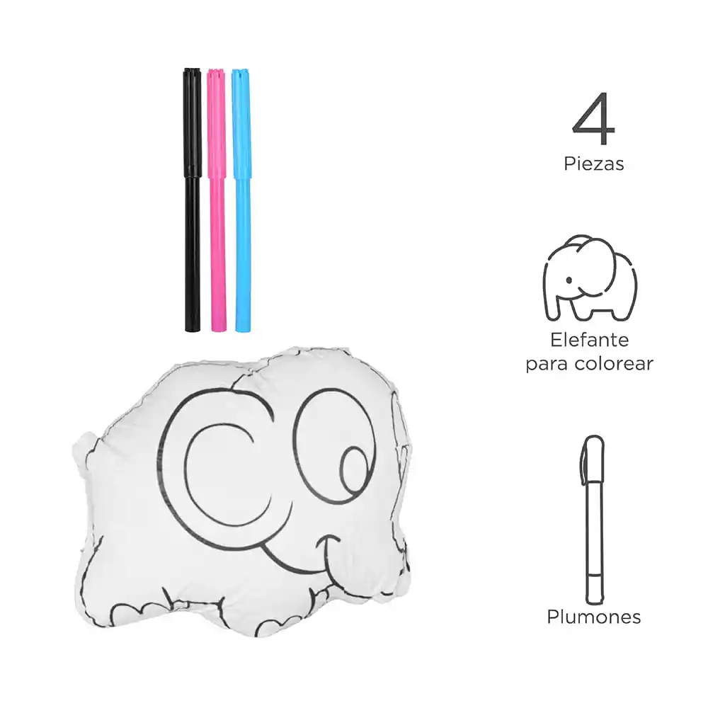 Set Para Jugar Colorin Elefante Miniso