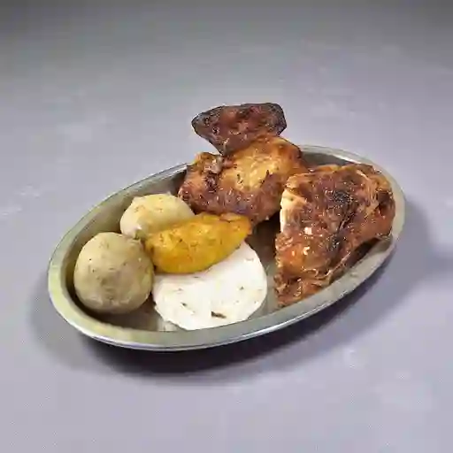 1/4 Pollo Asado Ala - Pechuga