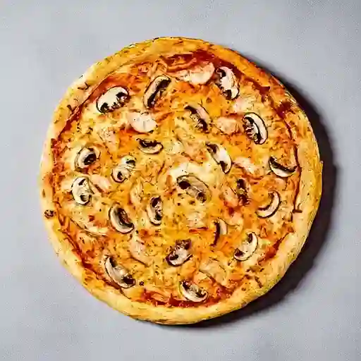 Pizza Pollo y Champiñones