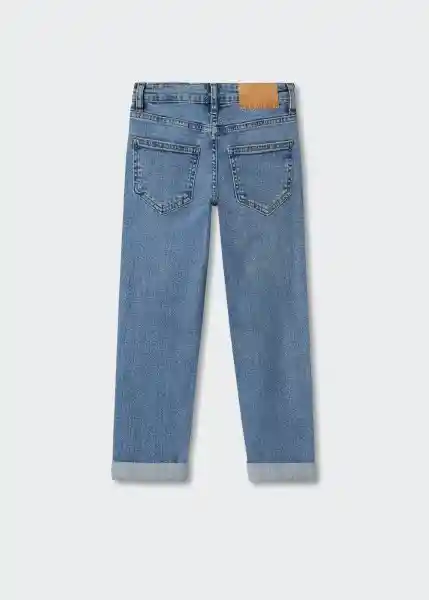 Jeans Regular Tejano Medio Talla 05 Niños Mango