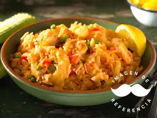 Arroz con camarón