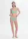 Braga Ondita Verde Pastel Talla M Mujer Mango