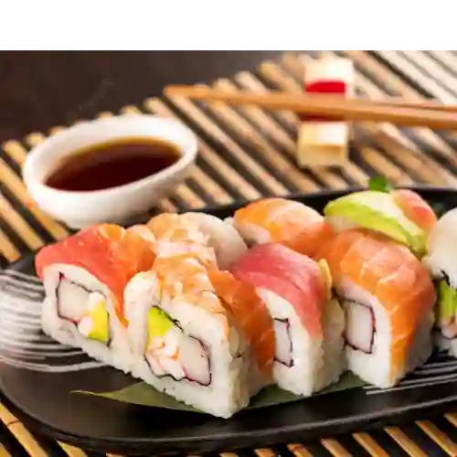 Arcoiris Roll + 1 Limonada